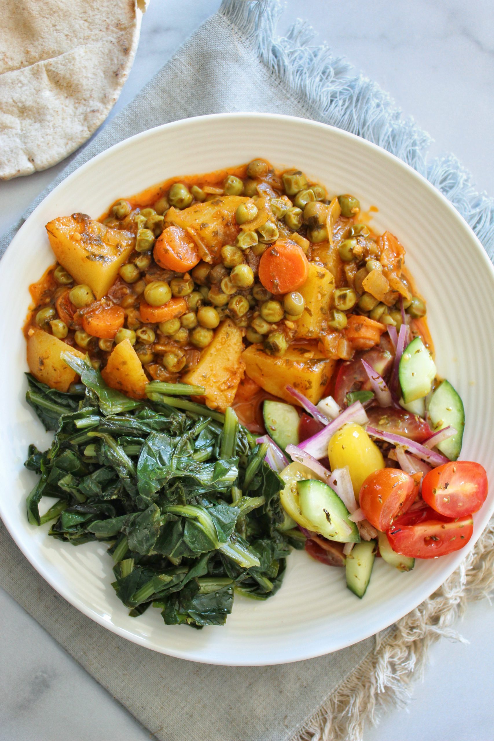 Greek Style Peas - Arakas Latheros