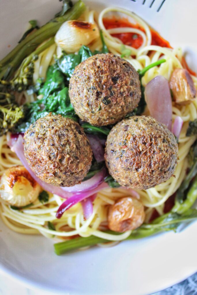 Vegan Eggplant Meatballs - The Whole Scoop Blog